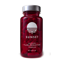 Load image into Gallery viewer, Sunset Alcohol Flush Reduction Formula Bottle