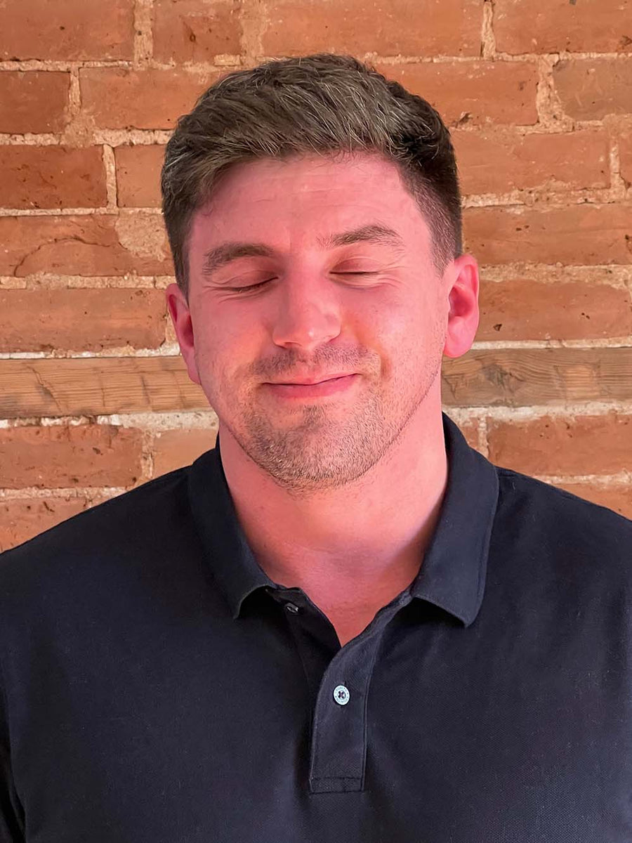 Chris Rowe, co-founder of Sunset, mid-flush